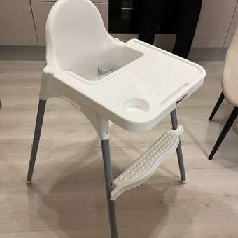 Стульчик для кормления BabyGo Snack Time белый: отзыв пользователя ДетМир
