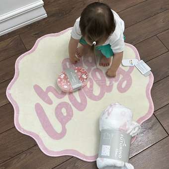 Коврик комнатный FUTURINO Home Hello lovely: отзыв пользователя ДетМир