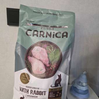 Корм для кошек Carnica 5кг с кроликом для чувствительного пищеварения сухой: отзыв пользователя. Зоомагазин Зоозавр