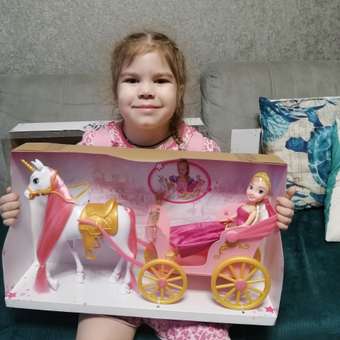 Кукла модельная Zuru Sparkle Girlz с каретой: отзыв пользователя ДетМир
