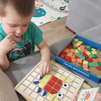 Настольная игра TrendToys Головоломка мозайка Танграм: отзыв пользователя Детский Мир