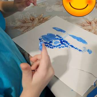 Краски пальчиковые Erhaft 6 цв.: отзыв пользователя Детский Мир