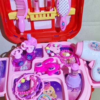 Игрушка TrendToys бижутерия, фен, косметика, туалетный столик: отзыв пользователя Детский Мир