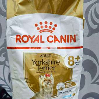 Корм для собак ROYAL CANIN породы йоркширский терьер 8+ пожилые 1.5кг: отзыв пользователя. Зоомагазин Зоозавр