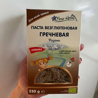 Макароны гречневые Fleur Alpine ризони 250г: отзыв пользователя Детский Мир
