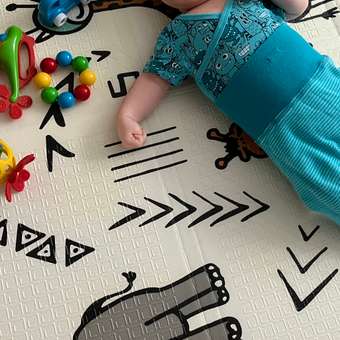 Детский складной METOMI Веселые животные 180 x 120 см: отзыв пользователя Детский Мир