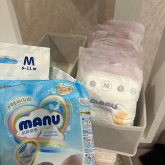 Подгузники MANU Premium M (6-11 кг) 3 шт.: отзыв пользователя Детский Мир
