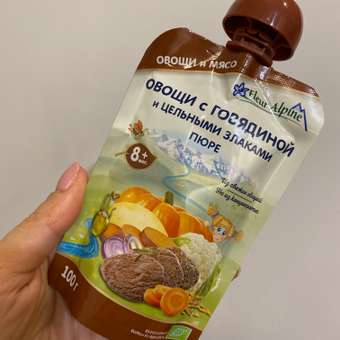 Пюре Fleur Alpine Овощи-говядина-цельные злаки с 8 мес 100 г: отзыв пользователя Детский Мир