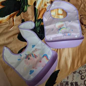 Нагрудник Tobby клеенка 2 шт.: отзыв пользователя Детский Мир