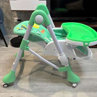 Стульчик для кормления Babyton Animals Green зеленый: отзыв пользователя Детский Мир
