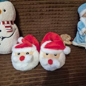 Новогодние тапочки FUTURINO Home Дед Мороз: отзыв пользователя Детский Мир