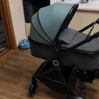 Коляска трансформер JOVOLA 3в1 Folk, зеленый: отзыв пользователя Детский Мир