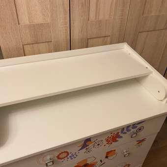 Комод Polini kids Simple 1580 Прогулка Белый: отзыв пользователя Детский Мир