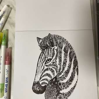 Раскраска Attivio Животный мир антистресс 24 листа: отзыв пользователя Детский Мир