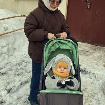 Коляска прогулочная Babyton Active Green зеленый: отзыв пользователя ДетМир