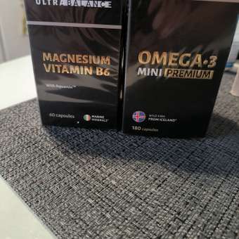 Магний с витамином В6 UltraBalance бад для мужчин и женщин Magnesium b6 с комплексом Aquamin 60 капсул: отзыв пользователя Детский Мир