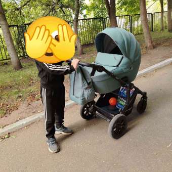 Коляска 2в1 JOVOLA Swift зеленый: отзыв пользователя Детский Мир