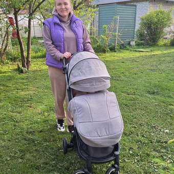 Коляска прогулочная Babyton Rapid Grey: отзыв пользователя ДетМир
