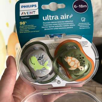 Пустышка Philips Avent силикон ортодонтическая от 6 мес. 2 шт.: отзыв пользователя ДетМир