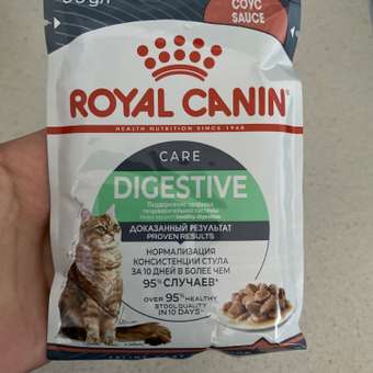 Корм для кошек Royal Canin 85г Digestive Care соус: отзыв пользователя. Зоомагазин Зоозавр