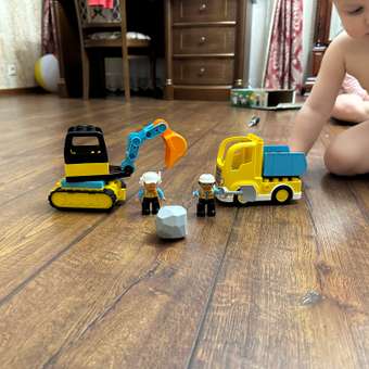 Конструктор LEGO DUPLO Грузовик и экскаватор: отзыв пользователя Детский Мир