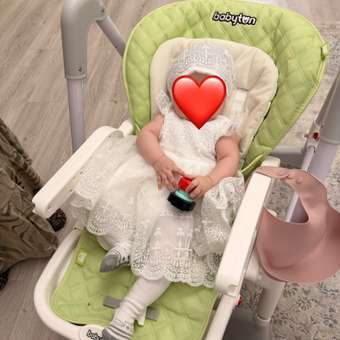 Стульчик для кормления Babyton Green-White зеленый: отзыв пользователя Детский Мир