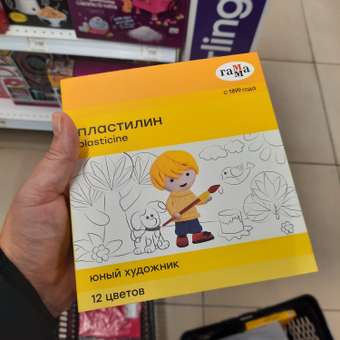 Пластилин ГАММА 12 цв.: отзыв пользователя Детский Мир