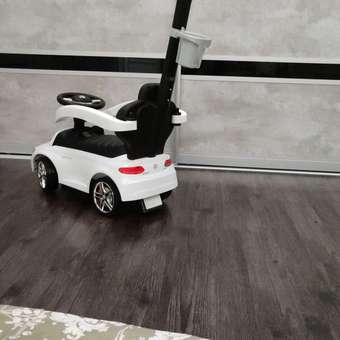 Пушкар BabyCare Mercedes-Benz AMG C63 Coupe белый с ручкой: отзыв пользователя Детский Мир