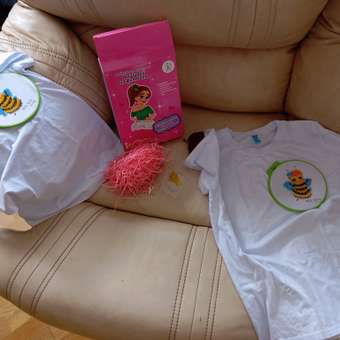 Набор для творчества IRES DUO KIDS вышивание Вышивай на футболке: отзыв пользователя Детский Мир