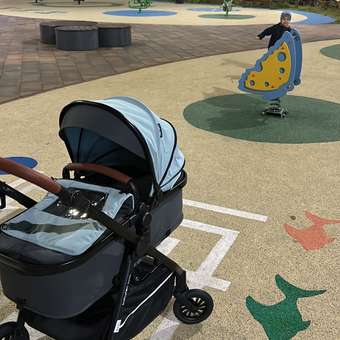 Коляска 2в1 Babyton Sandy Mint голубой: отзыв пользователя ДетМир