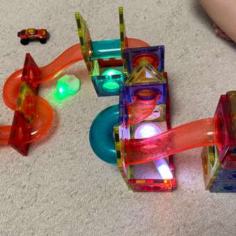 Конструктор Attivio Горки магнитный 110 дет.: отзыв пользователя Детский Мир