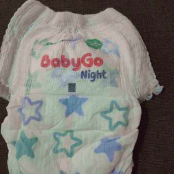 Трусики BabyGo ночные 6 (16+ кг) 26 шт.: отзыв пользователя Детский Мир