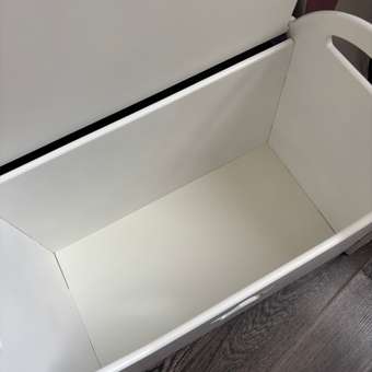 Сундук для игрушек Sweet Home звездочка с крышкой и серыми декорами: отзыв пользователя Детский Мир