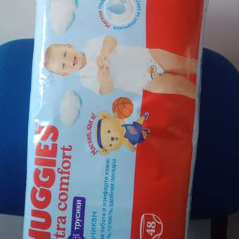 Трусики Huggies Ultra Comfort для мальчиков 5 (12-17 кг) 48 шт.: отзыв пользователя ДетМир