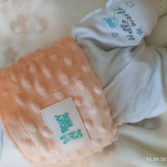 Пояс грелка ROXY-KIDS гелевый от коликов в животе для новорожденных цвет персиковый: отзыв пользователя Детский Мир