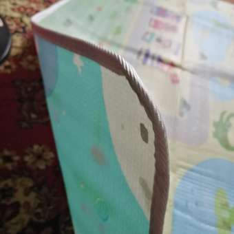 Развивающий коврик детский Mamagoods для ползания складной двусторонний игровой 145 x 180 см Космос и Жирафы: отзыв пользователя Детский Мир