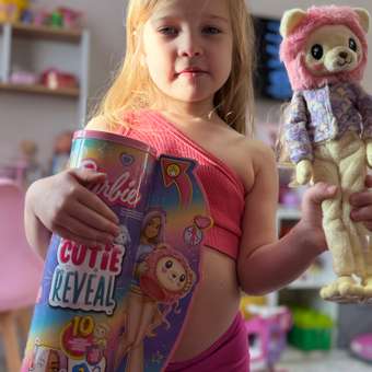 Кукла модельная Barbie Cutie Reveal Лев: отзыв пользователя Детский Мир