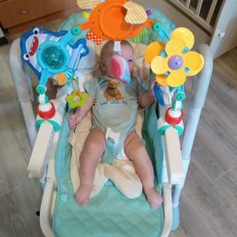 Стульчик для кормления Babyton Blue голубой: отзыв пользователя ДетМир