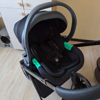 Автокресло Indigo Minky, с базой и опорной ногой 0 (0 -13 кг) черный: отзыв пользователя Детский Мир