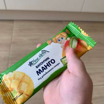 Батончик Fleur Alpine манго 20г с 3лет: отзыв пользователя ДетМир