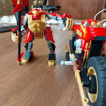 Конструктор LEGO NINJAGO Kais Mech Rider 312 дет.: отзыв пользователя ДетМир
