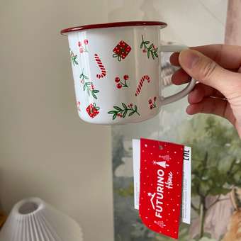 Новогодняя кружка FUTURINO Home белая: отзыв пользователя Детский Мир