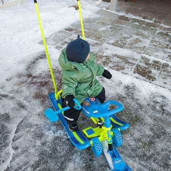 Снегокат NiKA kids Тимка Спорт с рулем, с ручкой, с колесами: отзыв пользователя ДетМир
