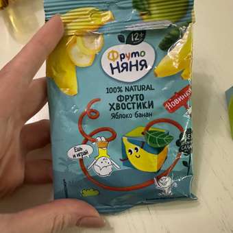 Кусочки фруктовые ФрутоНяня яблоко-банан для питания детей раннего возраста 15г: отзыв пользователя ДетМир
