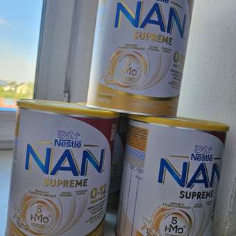 Смесь сухая NAN Supreme молочная 0-12 мес 800 г: отзыв пользователя Детский Мир