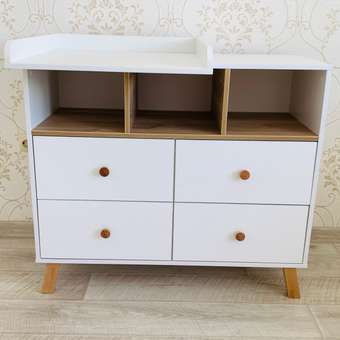 Комод пеленальный Rant Vester (белый): отзыв пользователя Детский Мир