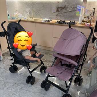 Коляска прогулочная Babyton City Grey серый: отзыв пользователя ДетМир