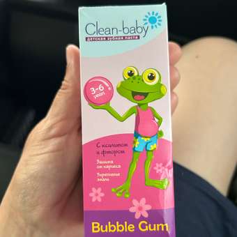 Зубная паста Clean-baby с фтором Жвачка: отзыв пользователя Детский Мир