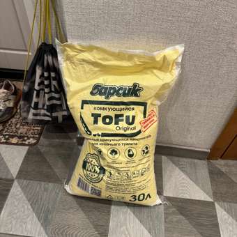 Наполнитель Барсик Tofu Original 30 л 15.158 кг комкующийся, растительный: отзыв пользователя. Зоомагазин Зоозавр
