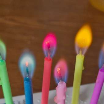 Набор свечей Yotoy с цветным пламенем 6 штук: отзыв пользователя Детский Мир